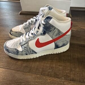 Nike Women's Dunk High Washed Denim 8 DV2181-900